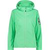 CMP Windproof and waterproof lightweight softshell jacket WP 8,000, Woman, Menta, 40