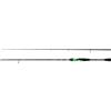 Mitchell Traxx MX5 - Canna da pesca versatile per spinning, jigging, dropshot e casting, canna da spinning, pesca predatore, pesce persico, luccioperca, luccio, trota, nero/verde neon, 2,44 m, 5-21 g