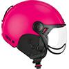 CGM Casco Bici, sci, E-bike, 801A EBI MONO, Rosa fluo opaco, M (57-58cm)