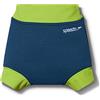 Speedo Bambino Learn To Swim Essential NC Baby and Toddler Swim Nappy, Harmony Blu/Verde scuro Lizard, 0-3 M