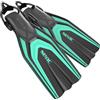 SEAC Style-S, Pinne con Cinghiolo Elastico Ultra Leggere per Immersioni Subacquee