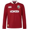 Canterbury of New Zealand British And Irish Lions LS Classic - Camicia Niños Unisex, Red Dahlia,