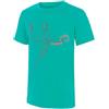 Trango - Maglietta Tomin, Unisex, per Bambini, Unisex - Bambini, Maglietta, PC008656, Acqua, 16 Anni