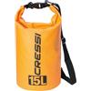 Cressi Dry Bag, Sacca/Zaino Impermeabile per attività Sportive Unisex Adulto, Arancio, 10 LT