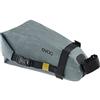 EVOC SEAT PACK WP 2, borsa da sella semplice (accessorio leggero per bicicletta, borsa impermeabile per bicicletta, dimensioni: 10 x 26 x 11 cm, peso: 180 g, volume: 2 l), Acciaio