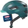 ABUS Hyban 2.0 city - casco da bici con luce posteriore, calotta rigida in ABS, buona vestibilità - per uomo e donna