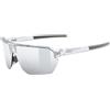 Uvex vectiv set - occhiali sportivi per adulti - 100% protezione UVA, B, C - comfort senza pressione e tenuta perfetta - clear/mir.silver - one size