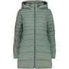 CMP - Parka da donna in nylon con cappuccio removibile, Mineral, 40