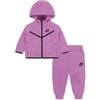 NIKE Nkn N Nsw Tech Fleece Fz Set T-Shirt Bambine e ragazze