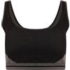 Dare 2b Slip Bikini da Donna Non Sudore, Nero/Grigio Antracite Marl, XL