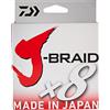 Daiwa J-BRAIDX8, bobina di lenza, colore chartreuse, diametro mono: 8 lb