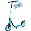HUDORA Monopattino BigWheel® 205 Advanced - azure - Monopattino comodo in alluminio per peso fino a 100kg - Altezza regolabile e struttura pieghevole - per bambini/ragazzi e adulti