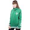 Ultra Game NBA Hoodie Pullover Sweatshirt Funnel Neck Women, Felpa con Cappuccio da Donna in Pile con Collo a Imbuto, Verde Kelly, M