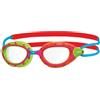 Zoggs Predator - Occhialini da Nuoto Unisex, Occhialini da Nuoto, Verde/Arancione/Rosso/Blu/Trasparente, 6-14 Anni