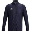 Under Armour Uomo Challenger Track Jacket, Felpa con Zip Leggera e Traspirante da Uomo, Felpa della Tuta ad Asciugatura Rapida per Calcio, Corsa e attività all'aperto,Midnight Navy/White,MD