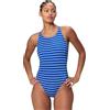 Speedo End+ Print Medalist One Piece Costume da Bagno per Donna, Blu, 30