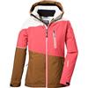 Killtec Ksw 331 Grls Ski Jckt Giacca da sci/giacca funzionale con cappuccio e paraneve Bambine e ragazze