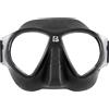 Cressi dal 1946 - Force Mask - Maschera Lenti in Policarbonato e Facciale Morbido TPR per Snorkeling, Nuoto in Superficie Vacanze al Mare - Nero_Cinghiolo Elastico Nero - Taglia Unica
