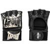 Tapout MMA Pro Fight 960005 - Guanti in pelle (1 paio) Pro MMA, nero/ecru, S