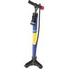 On Bike Pompa Officina A 3 Piedi Blu | Pompa Officina Bici Metallo Con Impugnatura A T E Base Stabile | Compatibile Valvole Presta Schrader Dunlop Per Gonfiaggio Professionale