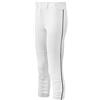 Mizuno - Pantaloni da Donna con Cintura, Pantaloni da Donna con Cintura L Bianco-Nero Donna