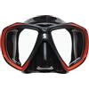 Scubapro Spectra Maschera Nero Kit di Regolatore per Immersioni in Acqua Fredda Unisex-Adulto, Black-Orange, One Size