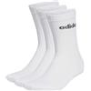 adidas Unisex - Bambini e ragazzi Linear Crew Cushioned Socks 3 Pairs, White/Black, 6-7 Years