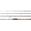 Abu Garcia Diplomat V2 Canna da pesca da viaggio - Canna da viaggio compatta in carbonio a 4 pezzi per più specie, manico in sughero Premium, la pesca in acqua dolce e salata, Selezione di misure