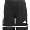 adidas SQUADRA25 SHORT KIDS, boxer bambino Unisex - Bambini, black/black/white,