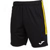 Joma Bermuda Eco Championship, Nero Giallo, 4XS Uomo