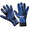 SEAC Anatomic Camo Gloves Guanti da Sub in Neoprene da 3.5 mm per Pesca Subacquea in Apnea Unisex Adulto, Camo Blu, S