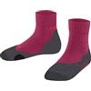 FALKE TK2 Short K Sso lana filo funzionale spessi antivesciche 1 paio, Calzini da escursionismo Unisex Bambini, Rosso Rose 8564, 35-38