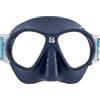Cressi dal 1946 - Breezy Mask - Maschera Lenti in Policarbonato e Facciale Morbido TPR per Snorkeling, Nuoto in Superficie Vacanze al Mare - Blu Navy_Cinghiolo Elastico Azzurro Corallo - Taglia Unica