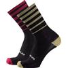 Nalini 03121901100C000.27 GRAVEL SOCKS (CMP) Unisex adulto Calzini SPAIATE/NERO/VERDE/VINO S/M