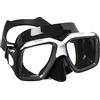 Mares Ray - Maschera subacquea per adulti con doppia lente temperata, faciale in silicone, micro-frame e fibbie a sgancio rapido
