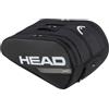 HEAD Borsa da padel unisex, per adulti, taglia L, colore: nero/bianco