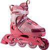 HUDORA Pattini in linea Mia 2.0 - misure 37-40 - Pattini in linea per bambini/ragazzi e adulti - Pattini a rotelle regolabili fino a 4 misure - Pattini a rotelle comodi e di stile