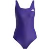adidas Donna V-Back Swimsuit Swimwear, Collegiate Purple, 40