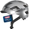 ABUS Hyban 2.0 city - casco da bici con luce posteriore, calotta rigida in ABS, buona vestibilità - per uomo e donna