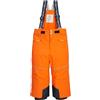 first instinct by killtec Bambini Pantaloni da Sci/Pantaloni Funzionali con Bretelle e paraneve FISW 48 MNS Ski PNTS, dunkelorange, 86/92, 43392-000