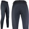 HKM Winner-9100 - Pantaloni da Equitazione Invernali Softshell da Adulto, Colore: Nero, 38