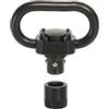 HALDER Push And Go, Set di grucce per Cinghie Unisex, Nero Opaco, 6,0x1,0/23 mm