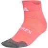adidas Unisex - Adulto Terrex Climacool Trail Running Speed Ankle Socks Socks, Pure Turbo/white, M