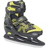 ROCES Jokey Ice 3.0 Boy - Pattini da Ghiaccio Regolabili per Bambini con Scafo in PE - Scarpetta Anatomica Termoisolante, Chiusura a Leva con Lacci - Lama Hockey in Acciaio/Carbonio - Vari Colori