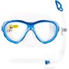Cressi Samoa & Mexico - Combo Set Maschera Samoa + Snorkel Mexico Immersioni e Snorkeling, Trasparente/Blu, Taglia unica, Unisex Adulto