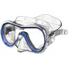 SEAC Giglio, Maschera Snorkeling e Immersione Subacquea Adulto Monolente, Taglia Regolare, Trasparente/Blu