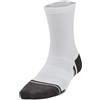 Under Armour Performance Tech Crew 3 Pack Calze, Bianco/Bianco/Grigio Jais, M Ragazzo, Bianco/Bianco/Grigio, Medium
