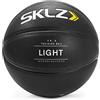 SKLZ Pallone da Basket Leggero per Allenamento,Migliora velocità di Dribbling e Controllo,Materiale in Pelle Sintetica,Dimensione Ufficiale,per Allenamento Indoor e Outdoor - Nero/Arancione