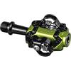 Funn Tactic Pedali Automatici MTB, Leggeri, per XC e Gravel (Verde)