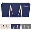 GoSports - Custodia professionale in tela per cornhole, per dimensioni regolamentari di 1,2 x 0,6 m, colore blu navy